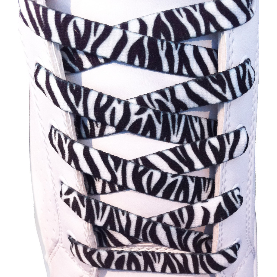 Get unique zebra pattern shoelaces here. Watch them now